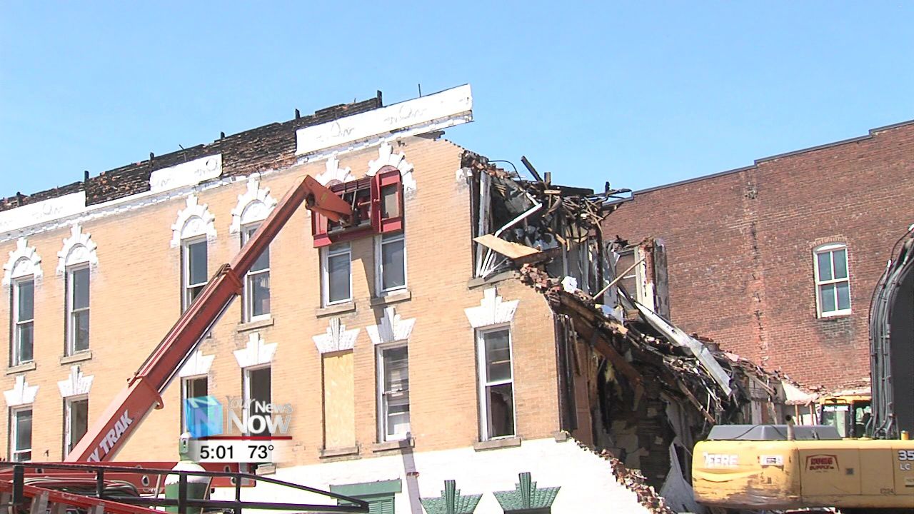 Koneta Hotel begins demolition, likely to become downtown parking area 1.jpg